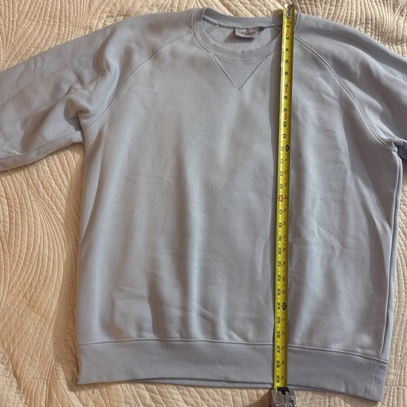 Carhartt WIP Chase Sweatshirt Light Blue L/XL - Picture 3 of 5